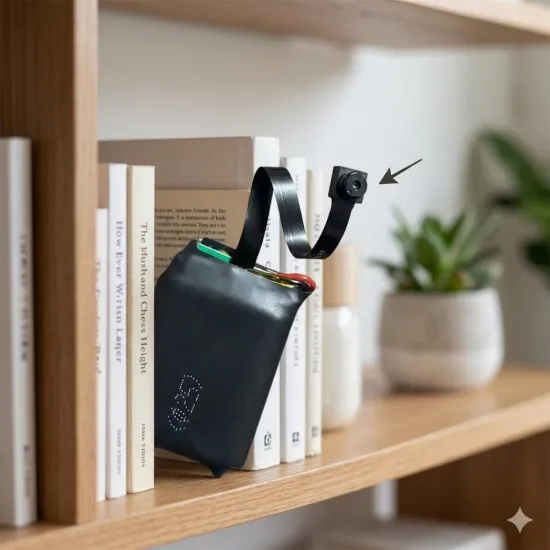 Microcamera da nascondere con batteria a lunga autonomia