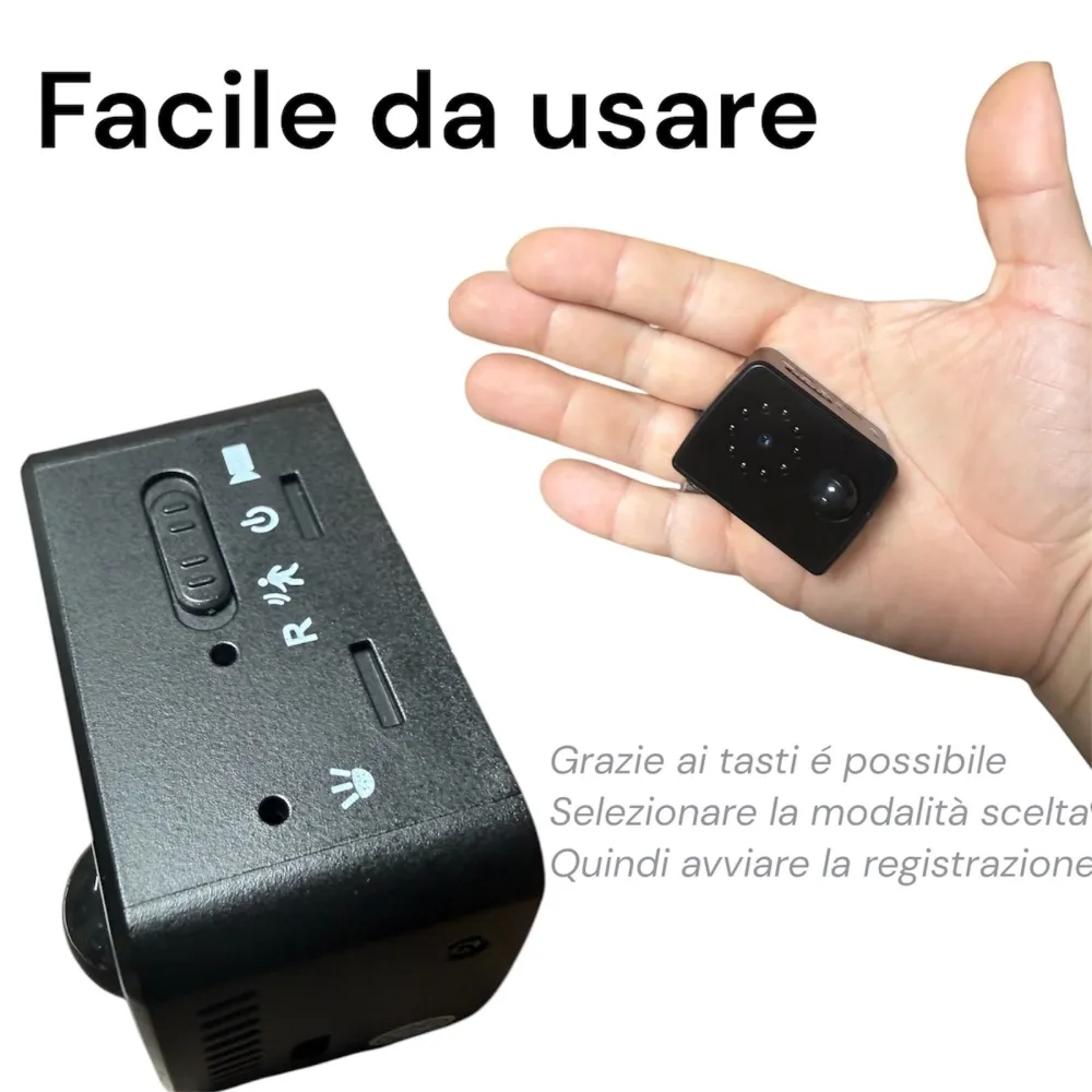 micro telecamera a lunga autonomia