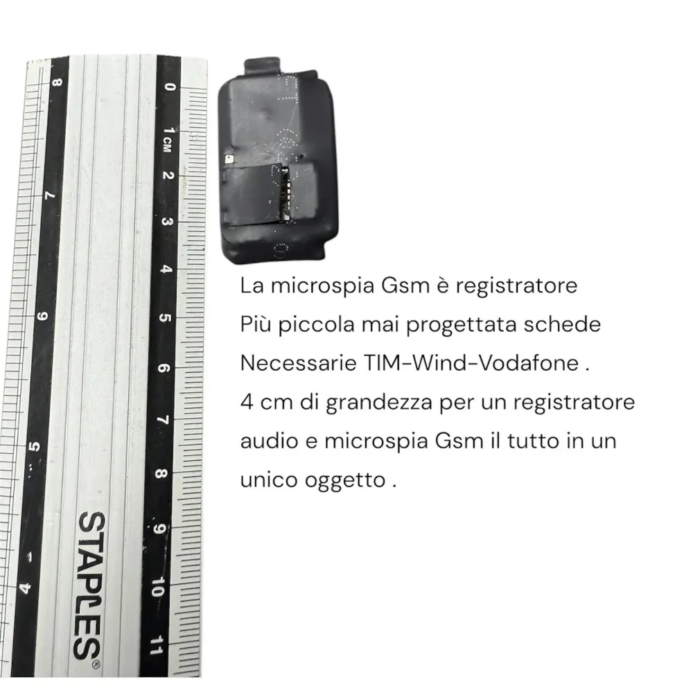 micro registratore a distanza