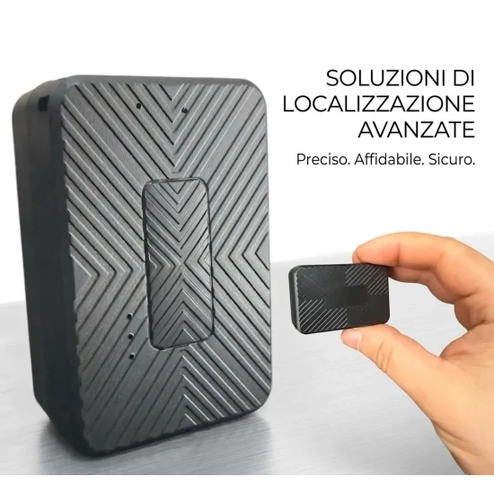 Localizzatore GPS Magnetico Professionale con Ascolto Criptato