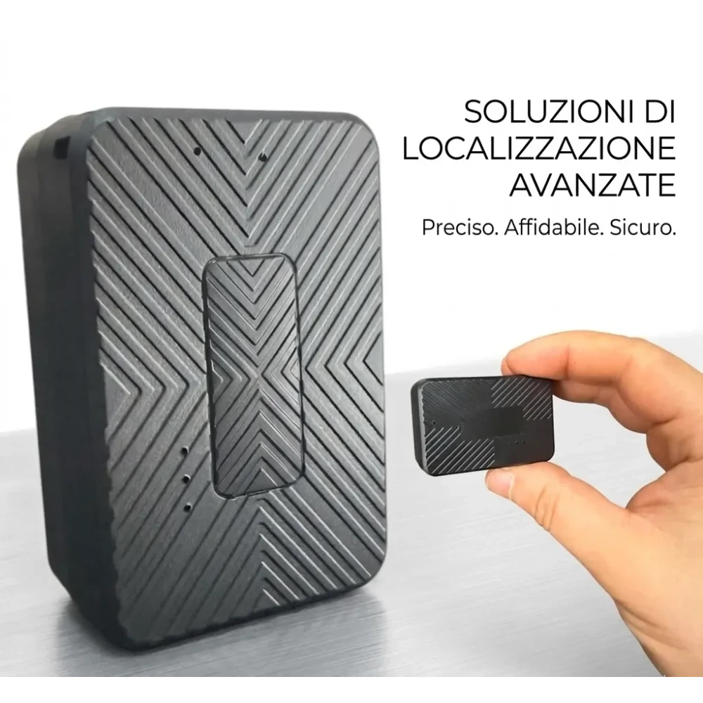Localizzatore GPS Magnetico Professionale con Ascolto Criptato