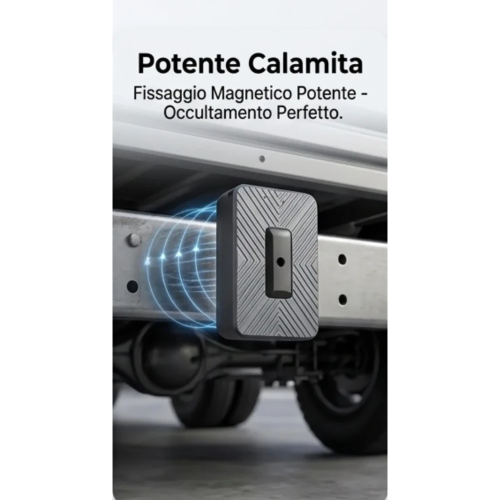 Localizzatore GPS con potente calamita al neodimio