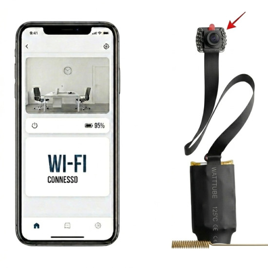 Microcamera professionale spia infrarossi
