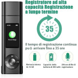 mini registratore audio professionale con password