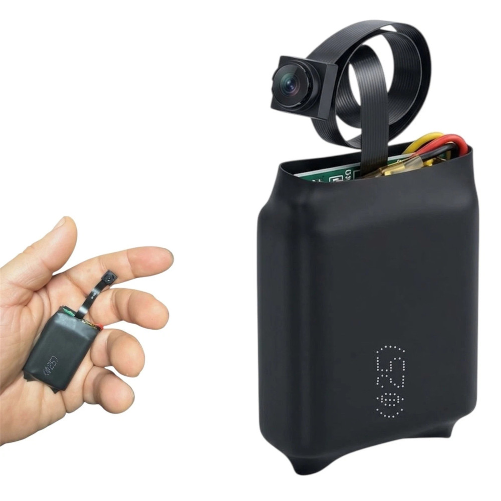 Microcamera Modulare Wi-Fi 1080p, Obiettivo 3mm e Batteria