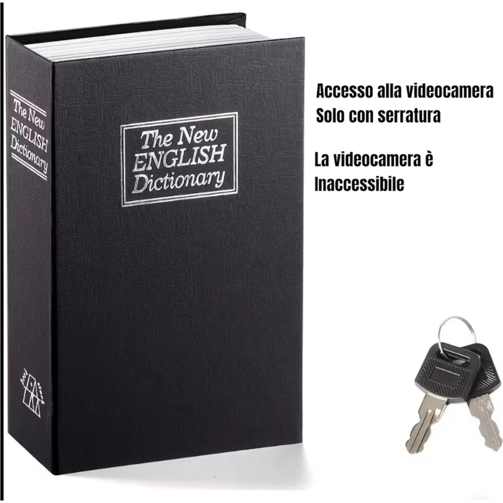 Libro Con Telecamera Wifi - Batteria 10 ore -1080P Motion Detection