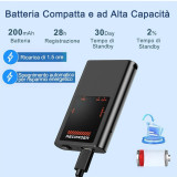 Micro Registratore Vocale Magnetico 4cm | Gestione App OTG