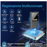 Micro Registratore Vocale Magnetico 4cm | Gestione App OTG