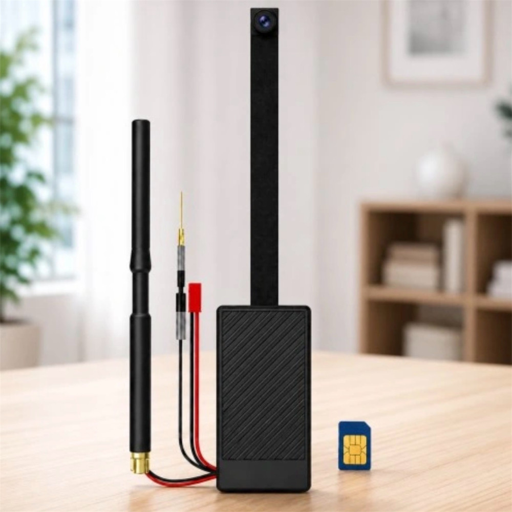 Micro Telecamera 4G LTE con SIM per Sicurezza Senza Wi-Fi